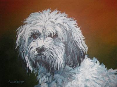 "Billy for Berit SInden" - Acrylic on museum canvas - Painting by Susan Higginson, an artist from Hawke's Bay, New Zealand.